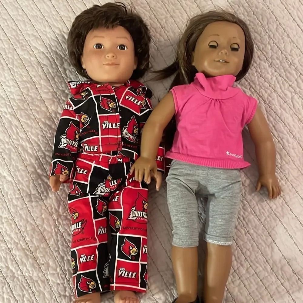 American Girl 2013 Just a Like You Doll with accessories and 2016 Cititoy Doll